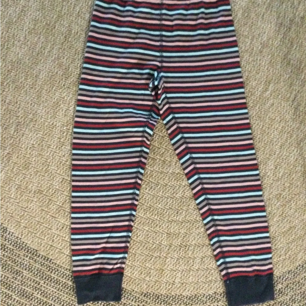 Hanna Andersson Striped Pajama Bottoms - Red, Blue, Black